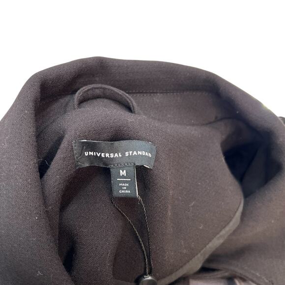 Universal Standard Nadia Military Jacket Crepe Jersey Black Plus Size 18‎ 20 - Picture 11 of 13